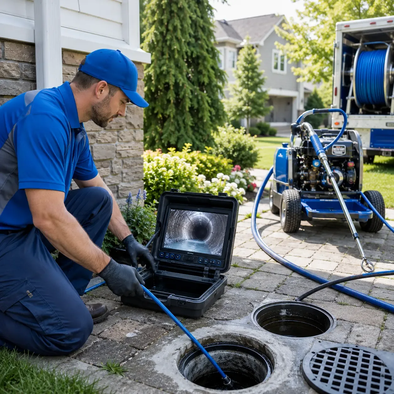 Outdoor drain cleaning professionals serving Unity, OR